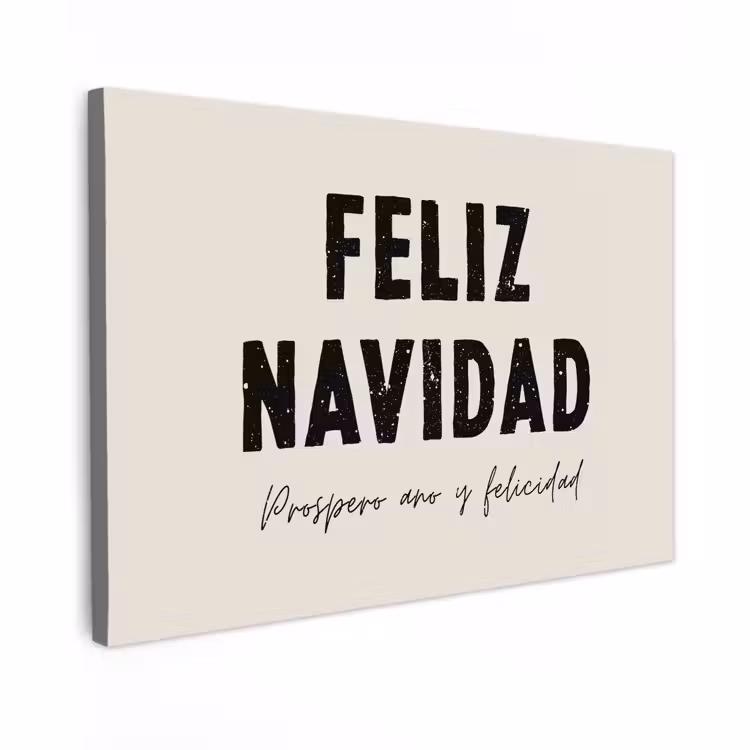 Buiten canvas - Kerst - Quotes - Feliz navidad - Kerstmis - Feestdagen — 1