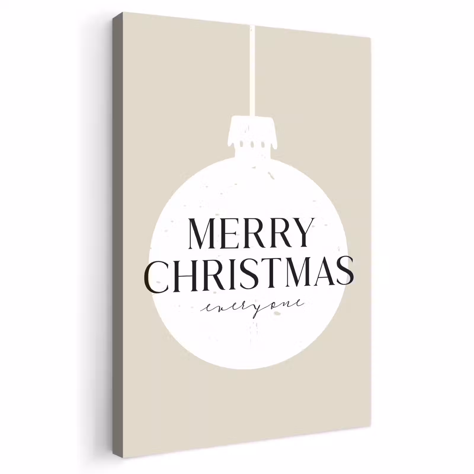Buiten canvas - Christmas - Kerstballen - Japandi - Witte kerstballen — 1