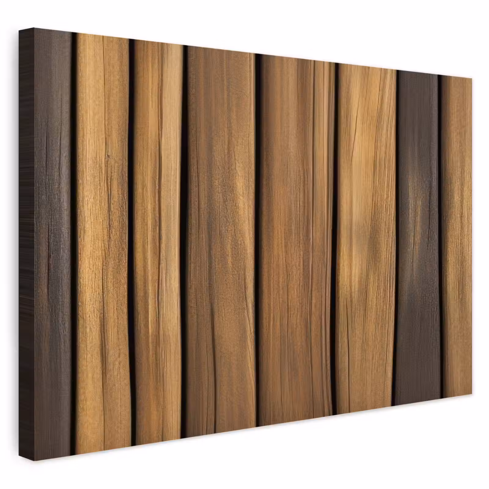 Buiten canvas - Hout - Planken - Natuurtinten — 1