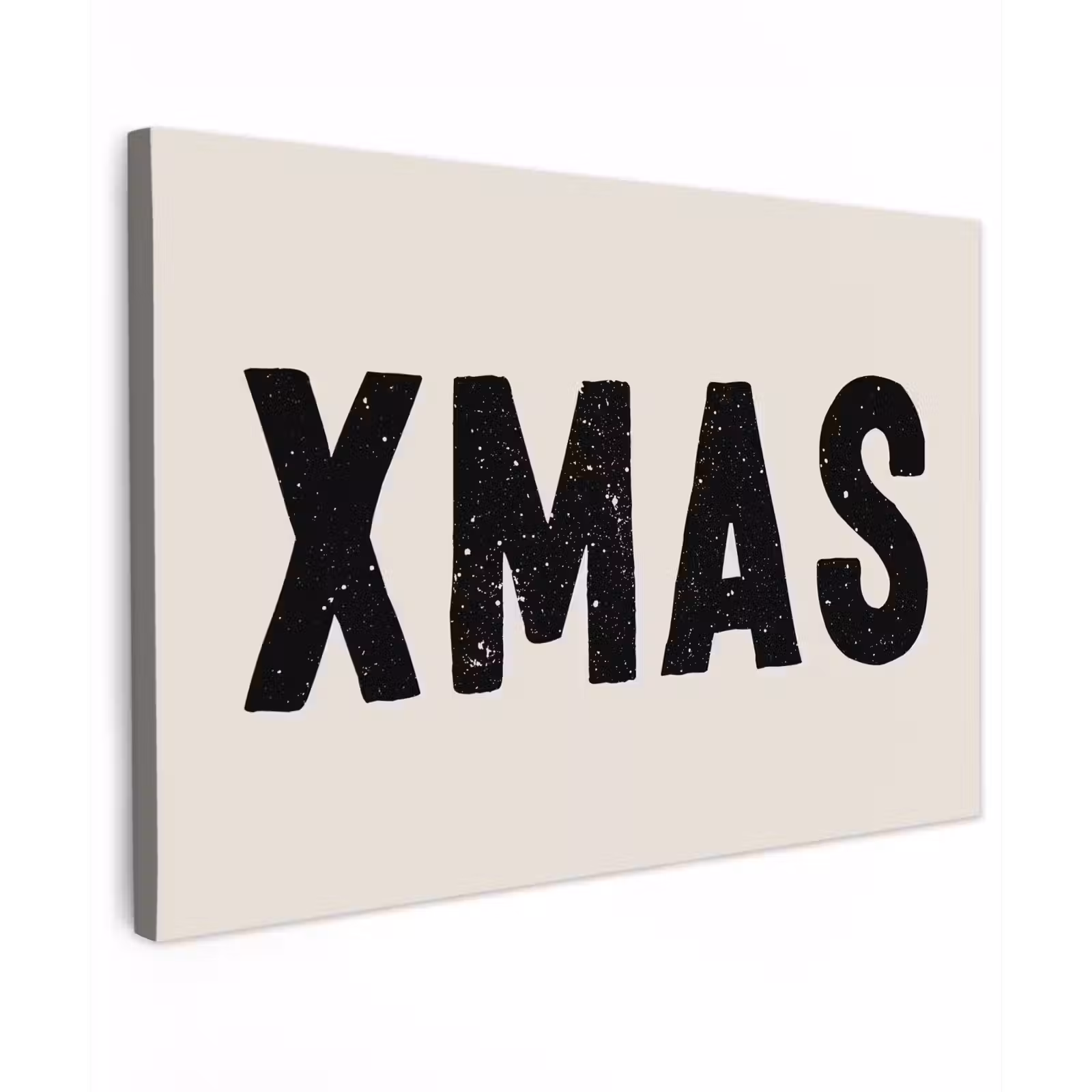 Buiten canvas - Kerst - Beige - Quotes - Xmas - Feestdagen — 1