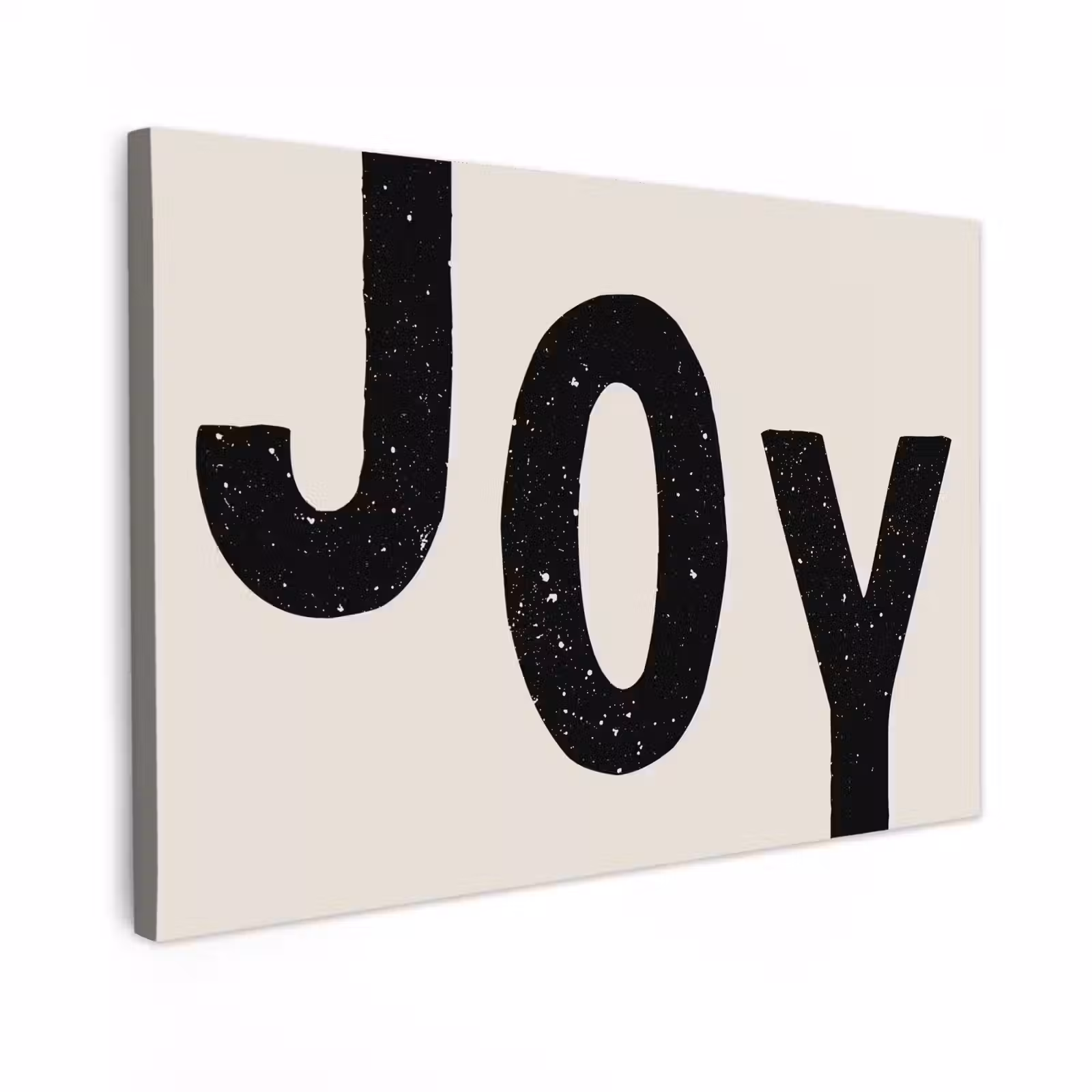 Buiten canvas - Kerst - Quote - Joy - Zwart - Feestdagen — 1