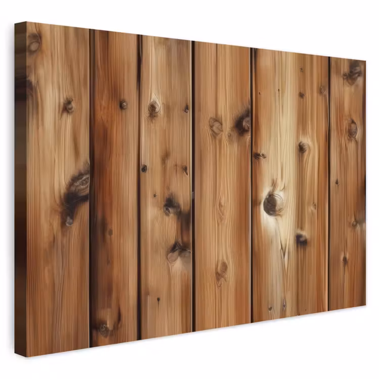 Buiten canvas - Hout - Planken - Bruin — 1