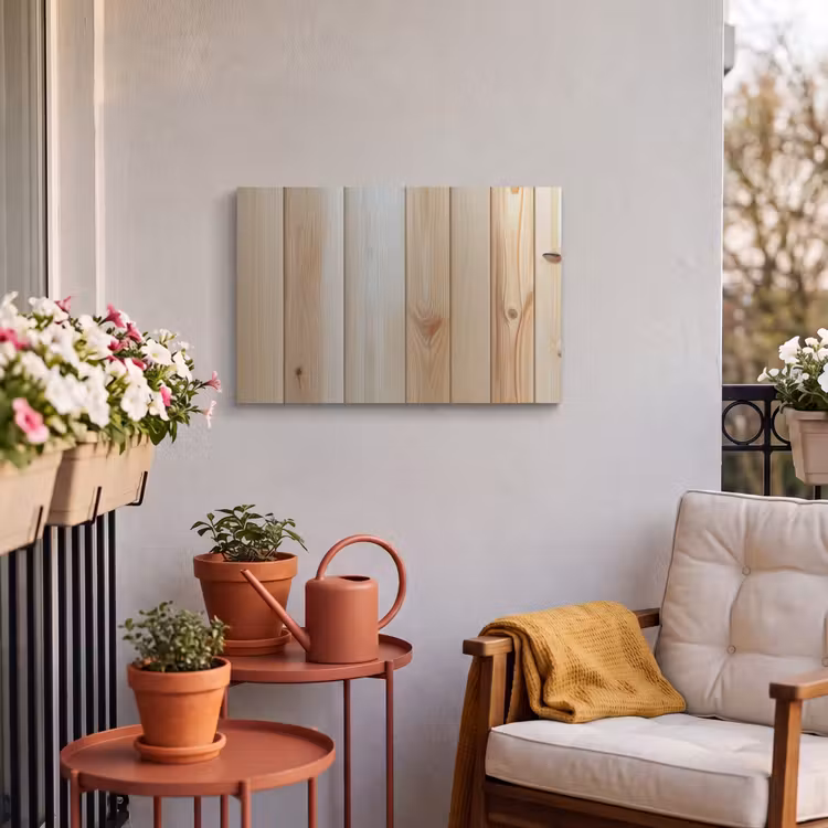 Buiten canvas - Hout - Planken - Licht — 3