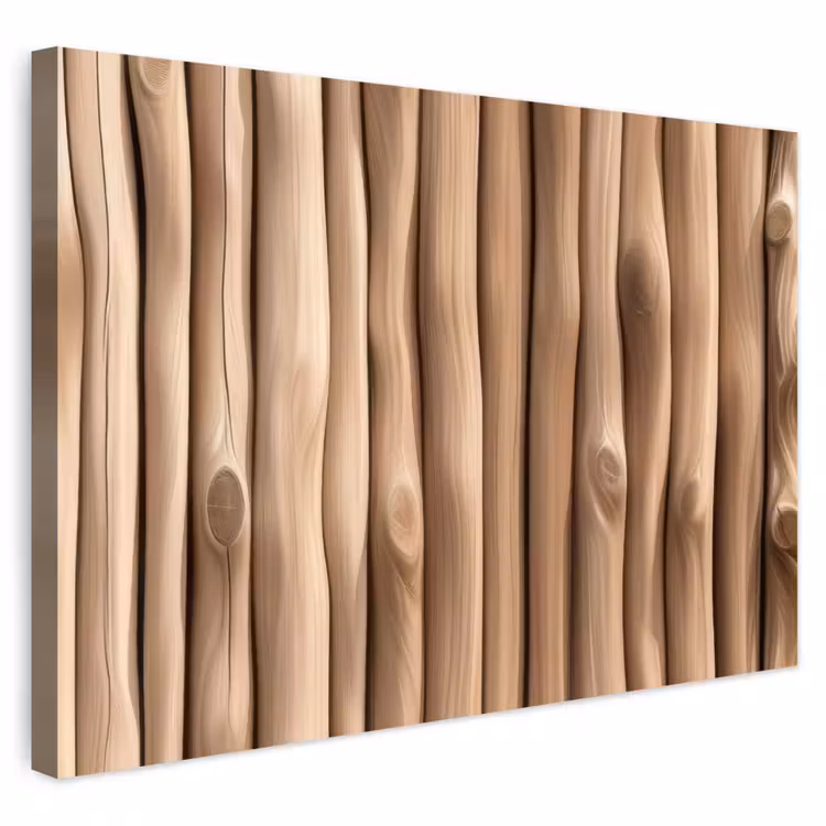 Buiten canvas - Hout - Stam - Lichtbruin — 1