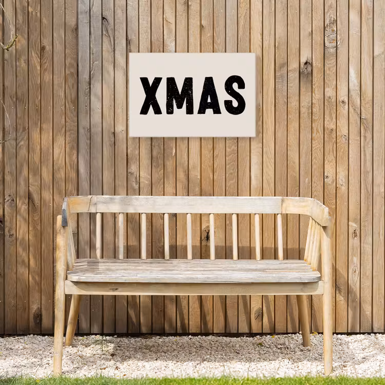 Buiten canvas - Kerst - Beige - Quotes - Xmas - Feestdagen — 3