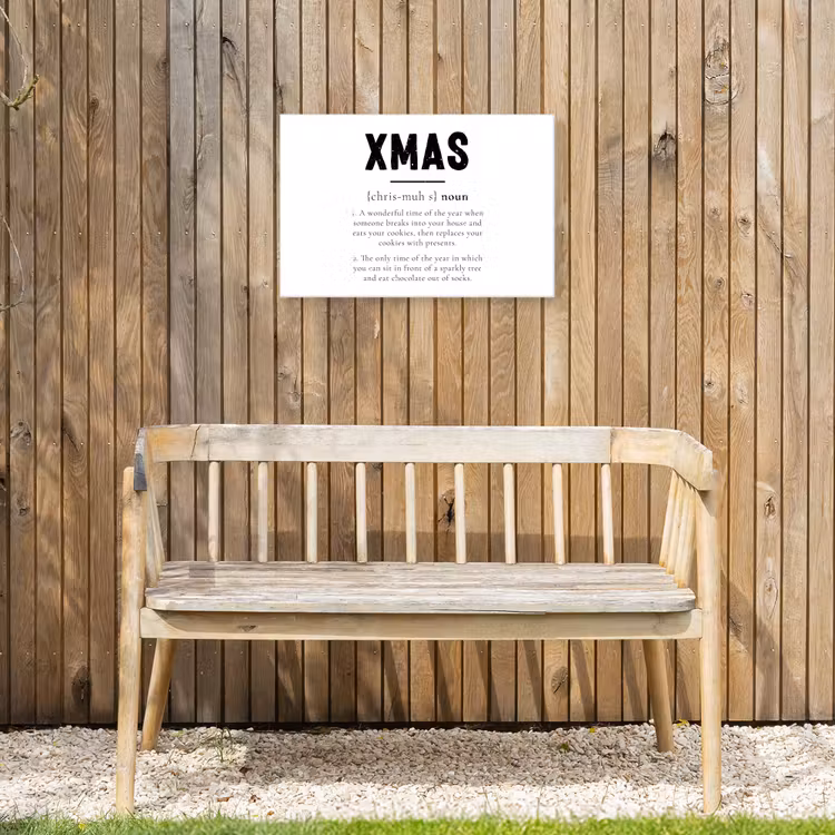 Buiten canvas - Kerst - Wit - Xmas - Quotes - Feestdagen — 3