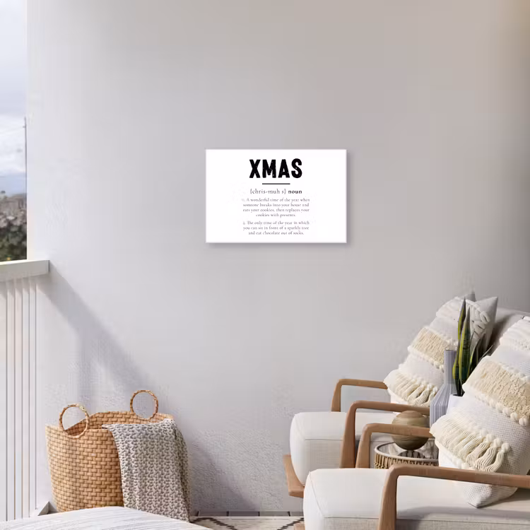 Buiten canvas - Kerst - Wit - Xmas - Quotes - Feestdagen — 4