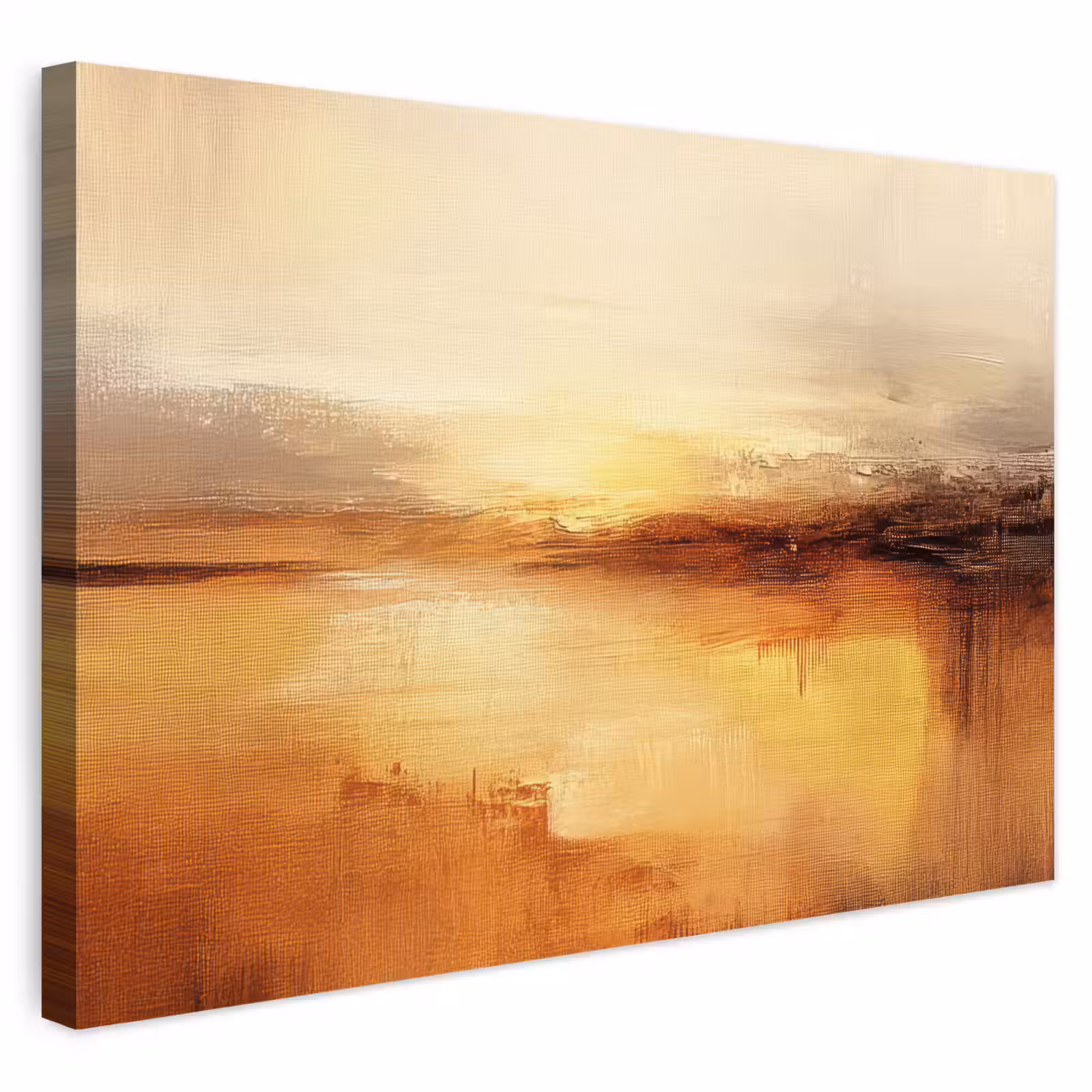 Buiten canvas - Abstract - Bruin - Modern - Herfst kleuren — 1