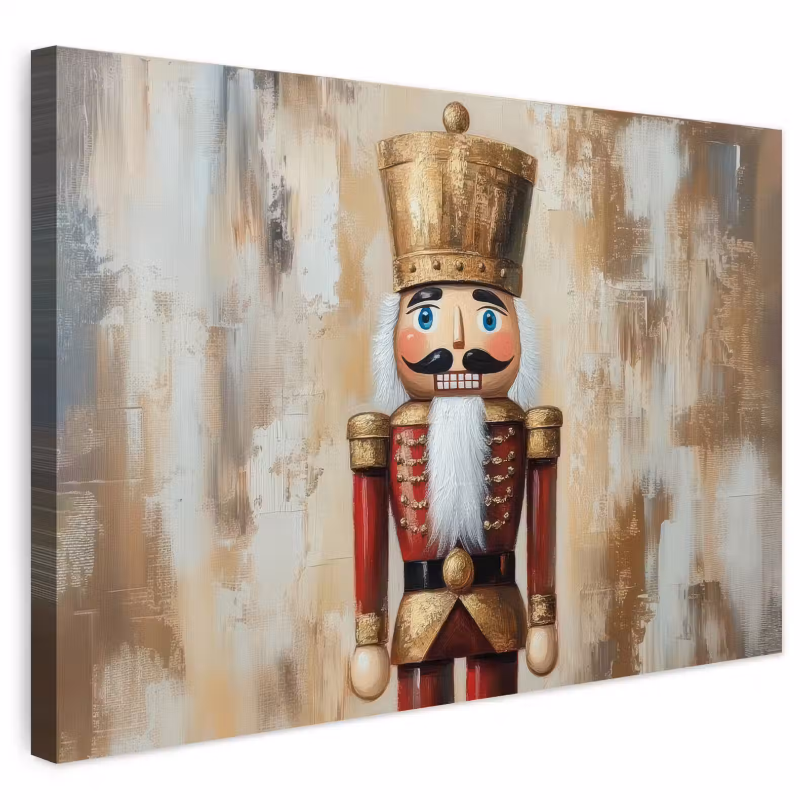 Buiten canvas - Kerst - Poppetje - Abstract — 1