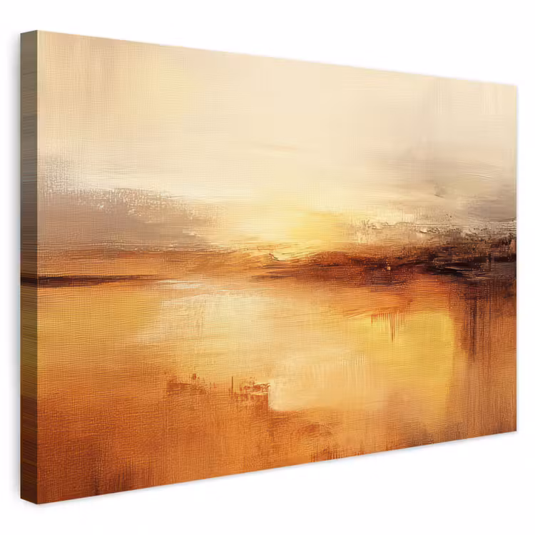 Buiten canvas - Abstract - Bruin - Modern - Herfst kleuren — 1