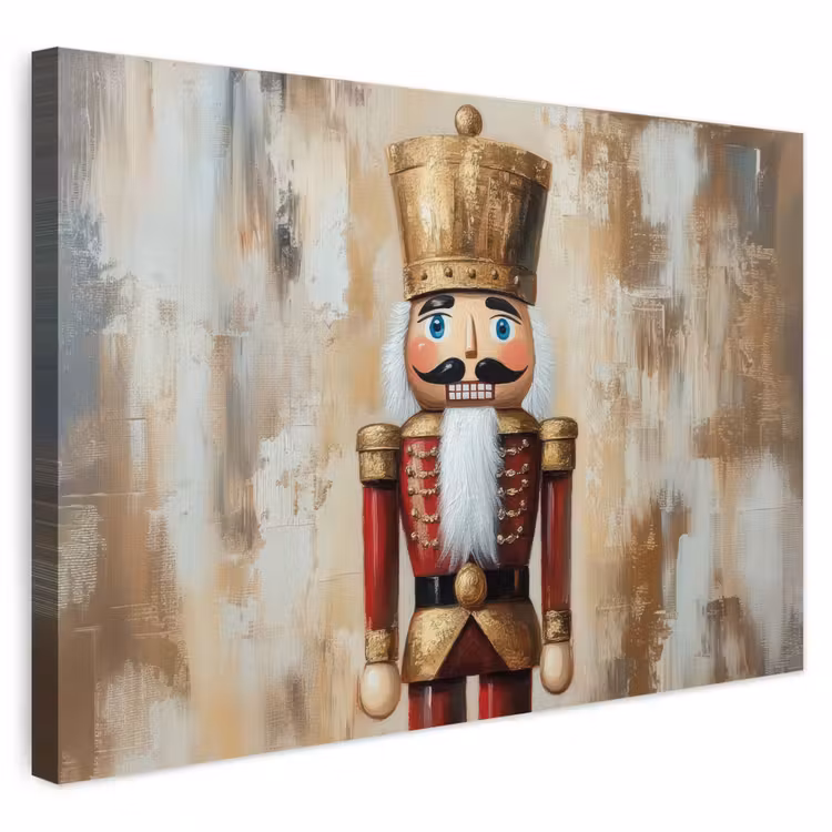 Buiten canvas - Kerst - Poppetje - Abstract — 1
