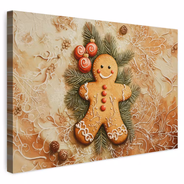 Buiten canvas - Kerstmis - Koekje - Poppetje - Speculaas — 1