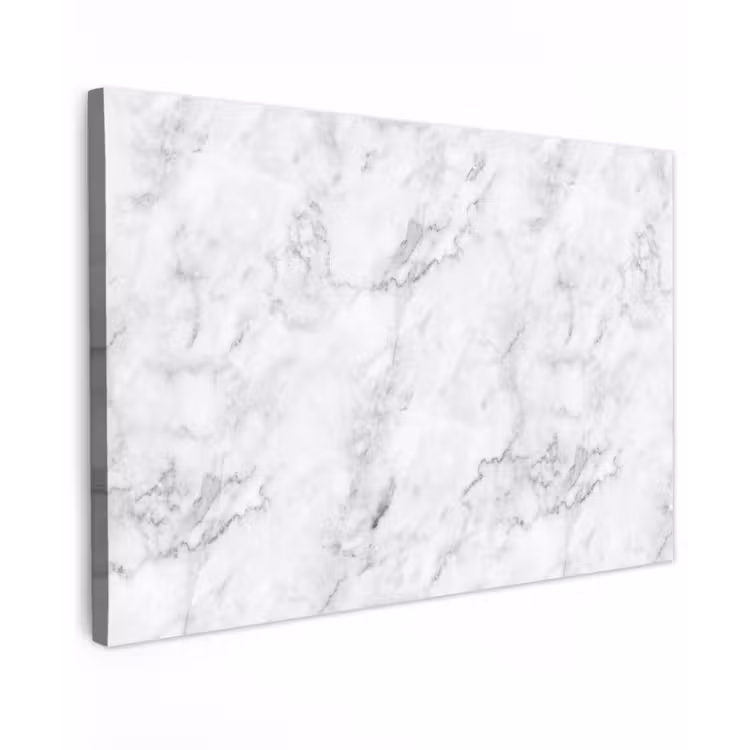Buiten canvas - Klassiek - Marmer - Aders - Grijs — 1