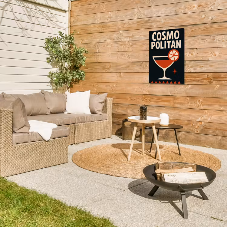 Buiten canvas - Cocktail - Zwart - Illustratie — 5