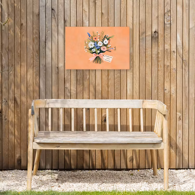 Buiten canvas - Boeket - Strikje - Quote — 3