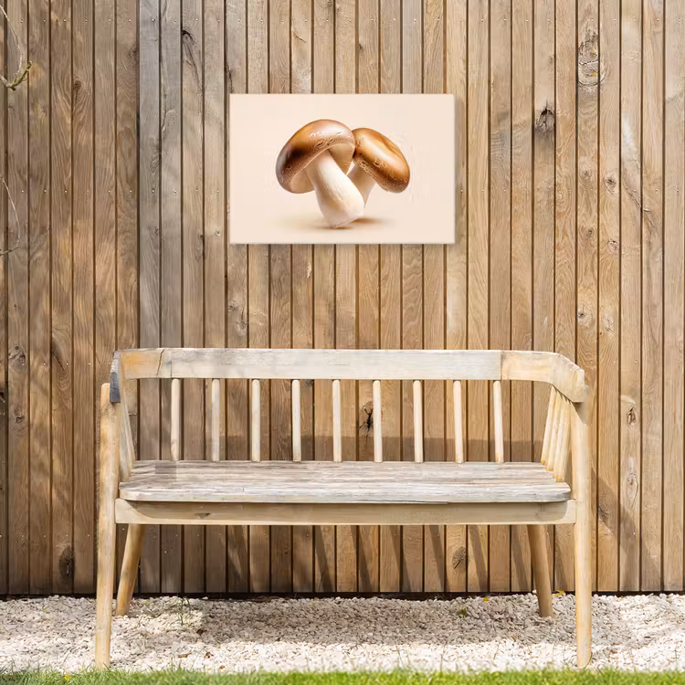 Buiten canvas - Champignons - Zacht - Beige — 3