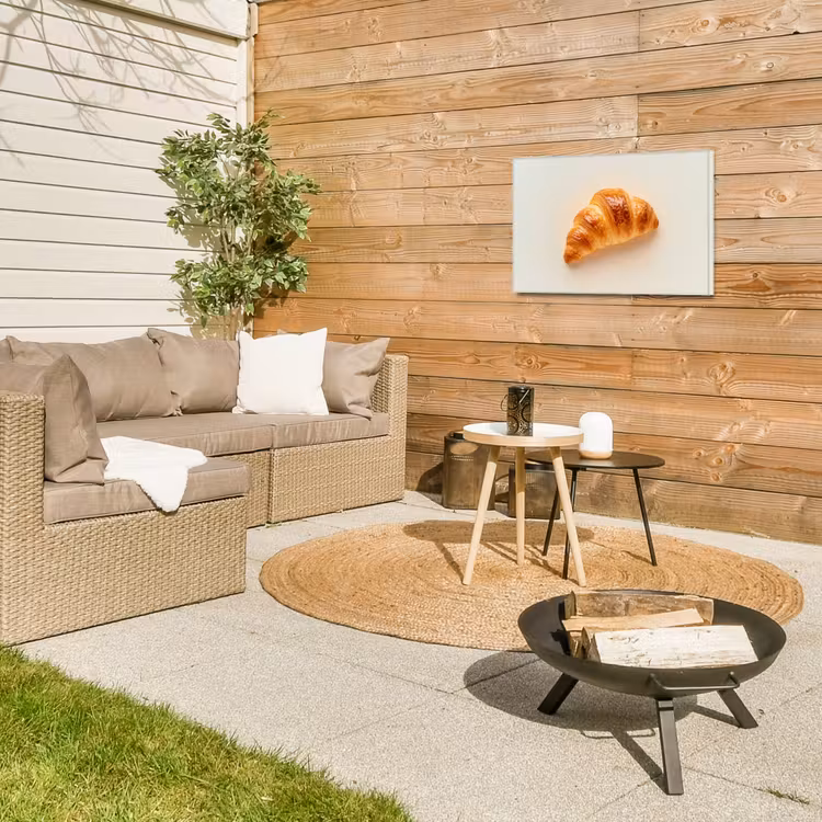 Buiten canvas - Croissant - Brood - Beige — 5