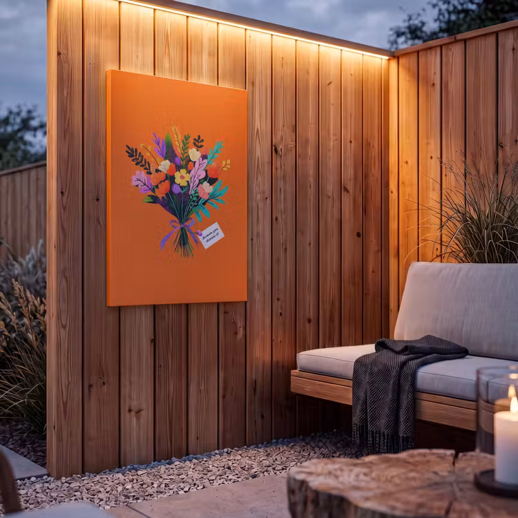 Buiten canvas - Kaartje - Boeket - Bloemen — 4