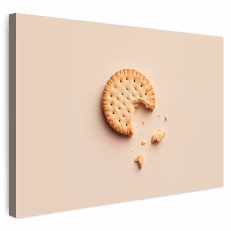 Buiten canvas - Koekje - Kruimels - beige — 1