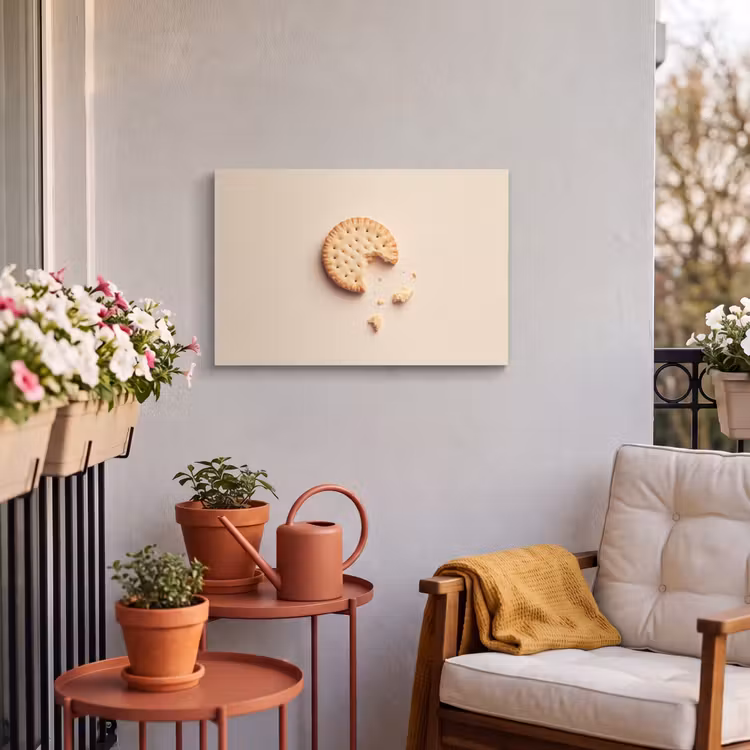 Buiten canvas - Koekje - Kruimels - beige — 4