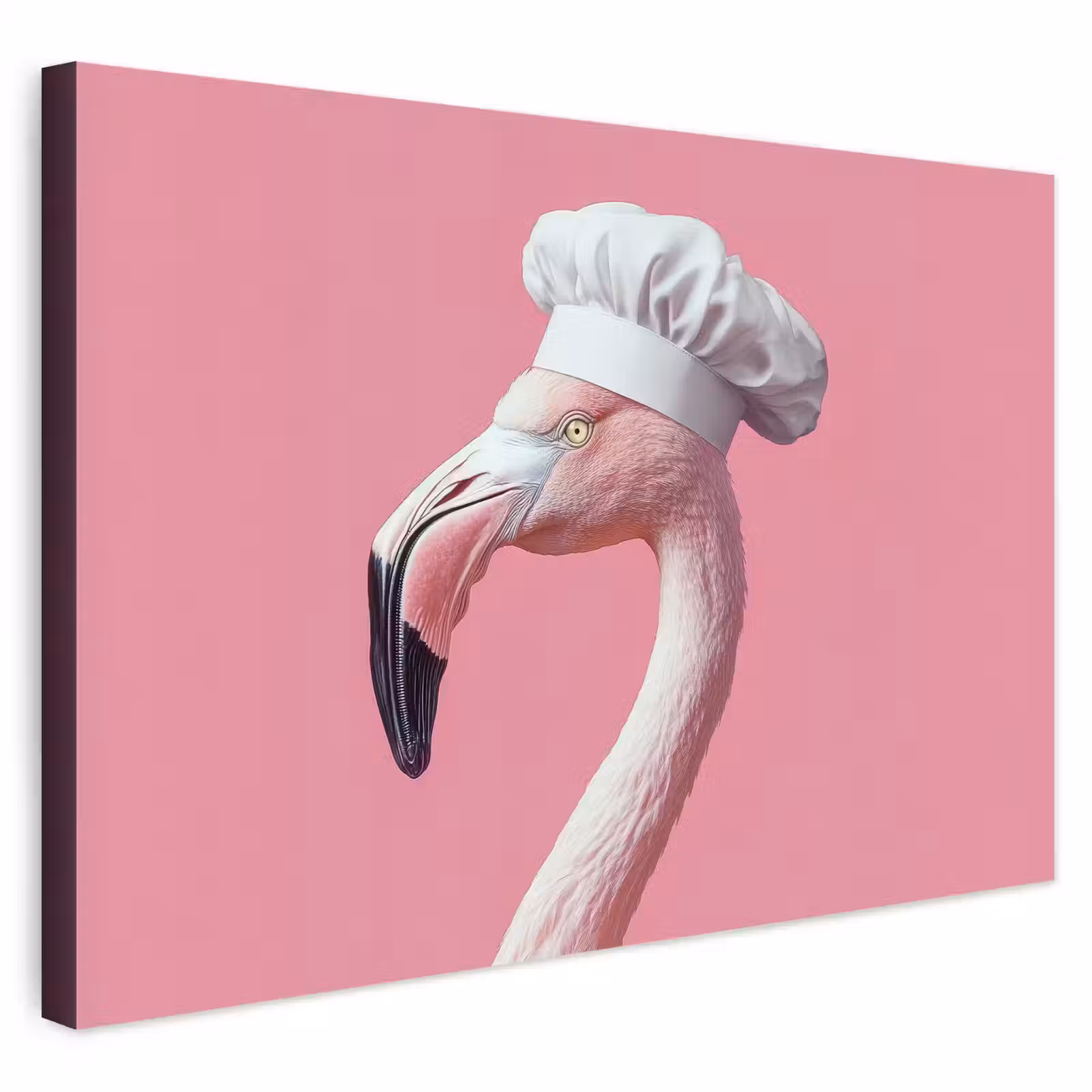 Buiten canvas - Flamingo - Roze - Koksmuts - Vogel — 1