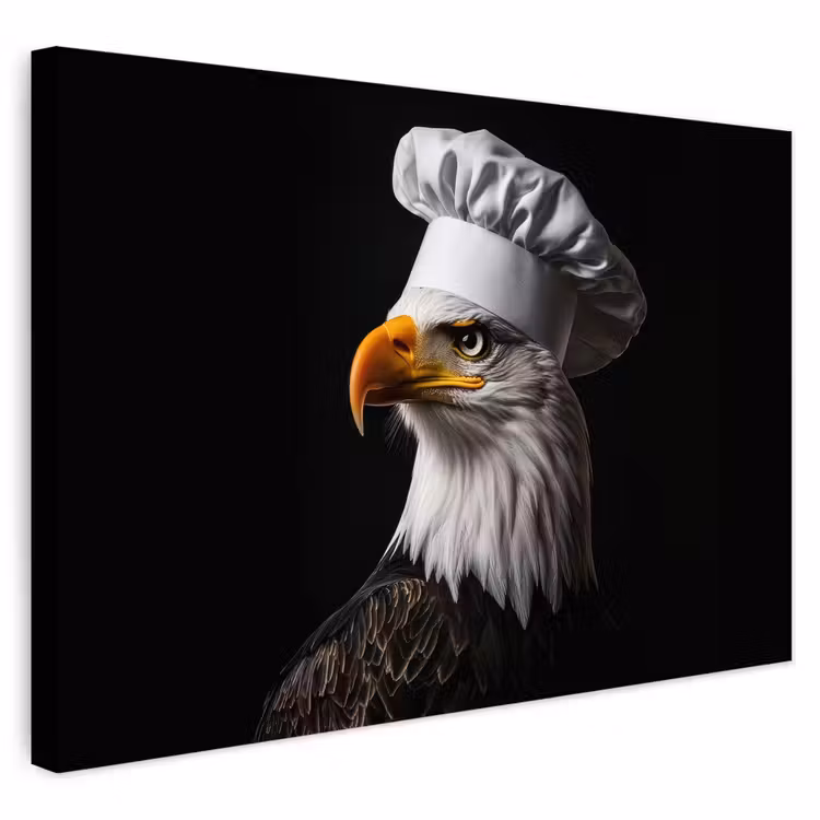 Buiten canvas - Arend -Amerika - Koksmuts - Vogel - Stoer — 1