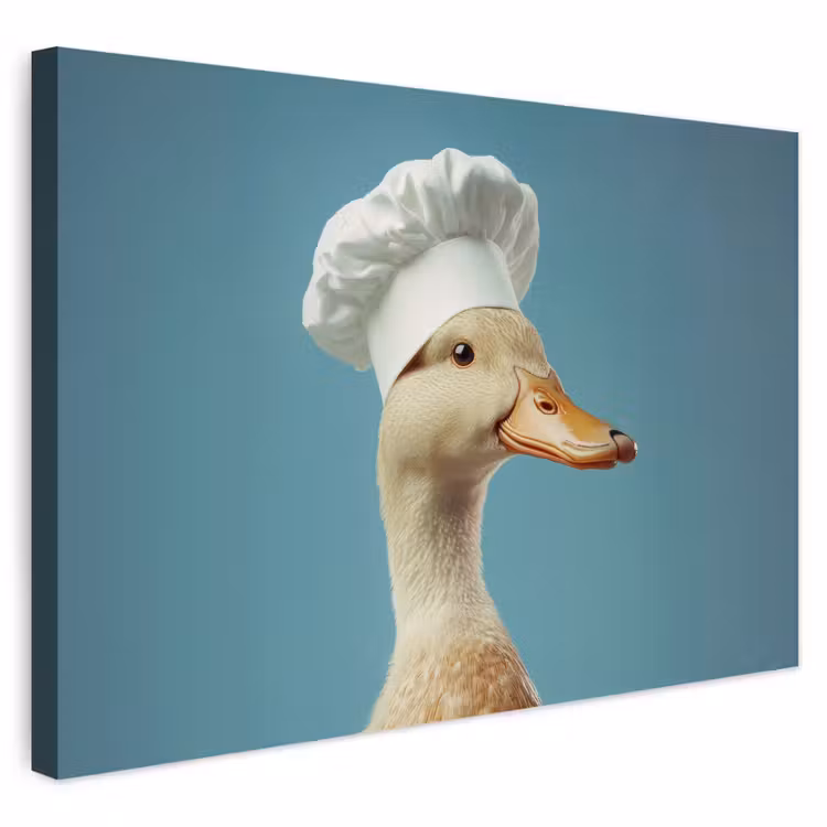 Buiten canvas - Eend - Koksmuts - Cute - Vogel — 1