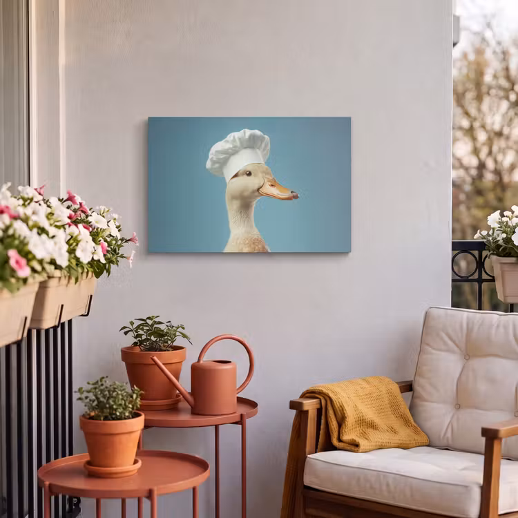 Buiten canvas - Eend - Koksmuts - Cute - Vogel — 4