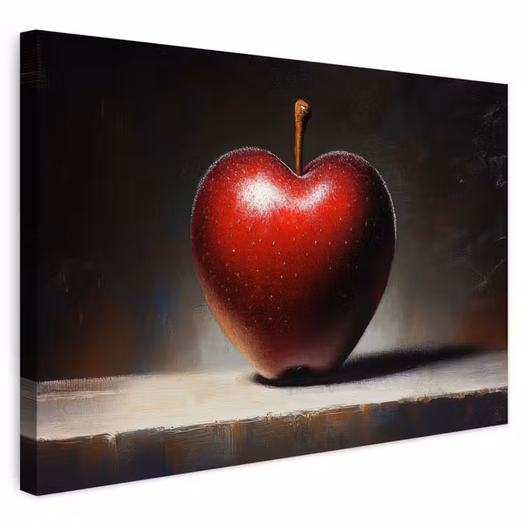 Buiten canvas - Apple - Hart - Rood — 1