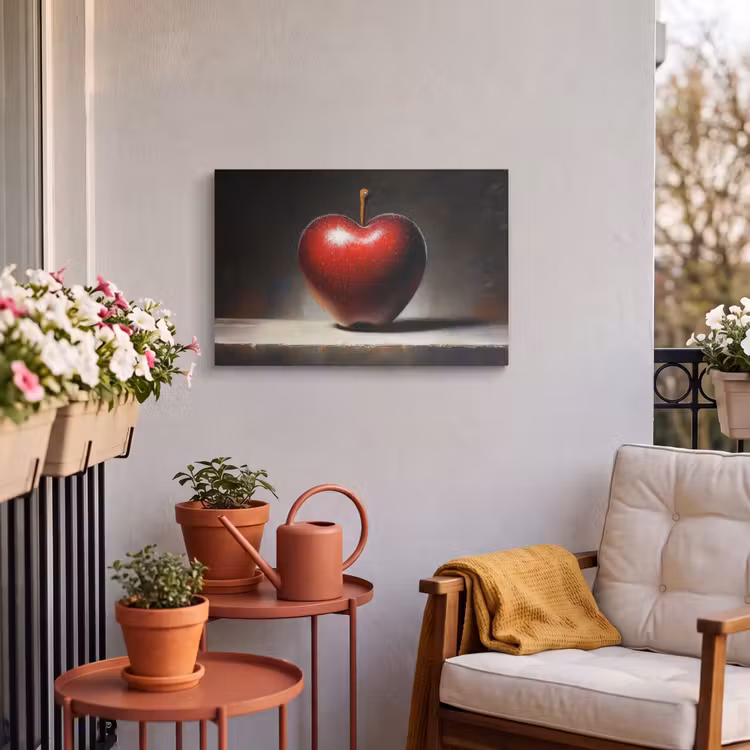 Buiten canvas - Apple - Hart - Rood — 4