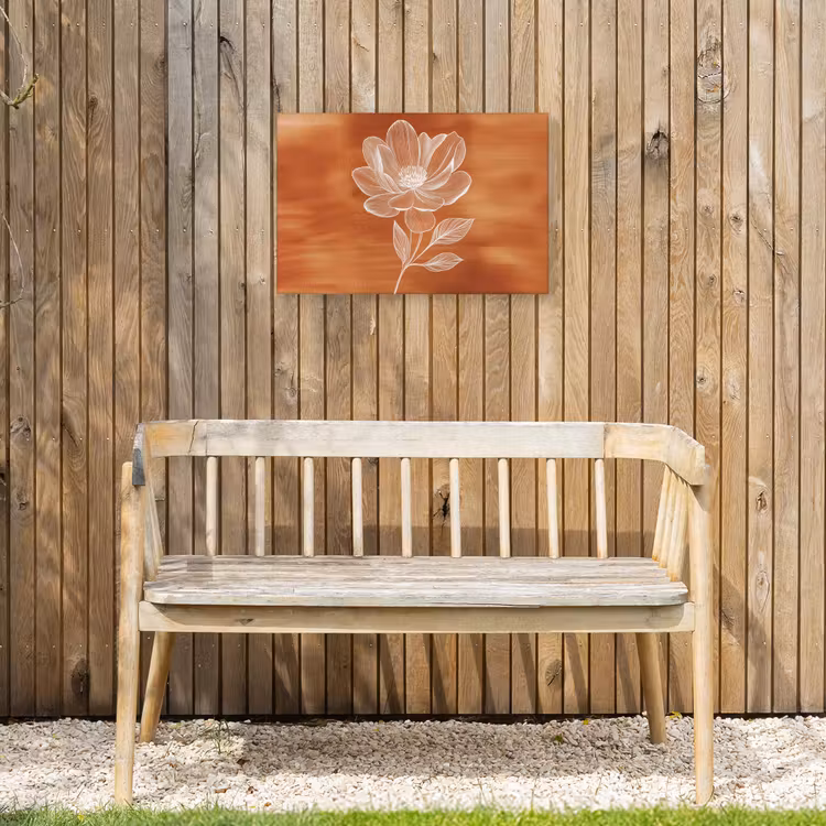 Buiten canvas - Bloem - Minimalistisch - Wit — 3