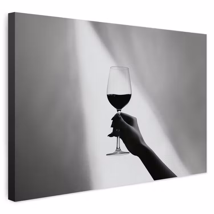 Buiten canvas - Lichtinval - Wijn - Rood - Glas — 1