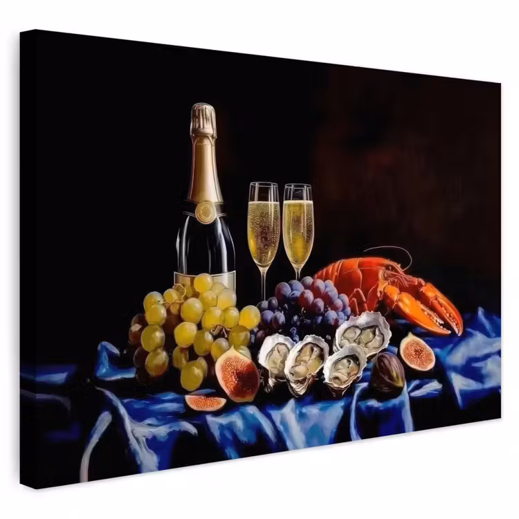 Buiten canvas - Champagne - Luxe - Oesters — 1