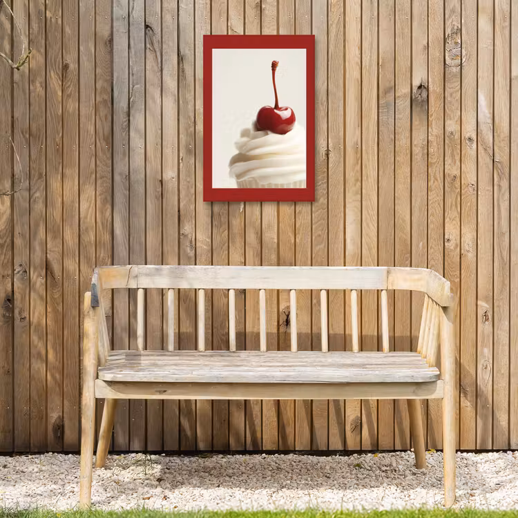Buiten canvas - Cupcake - Kers - Rood — 3