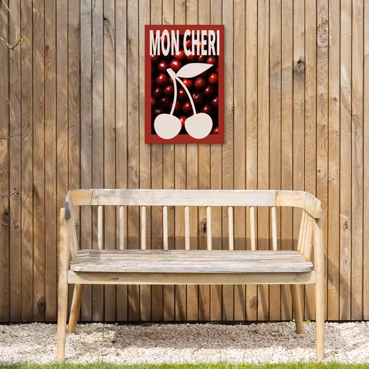 Buiten canvas - Kersen - Illustratie - Rood — 3