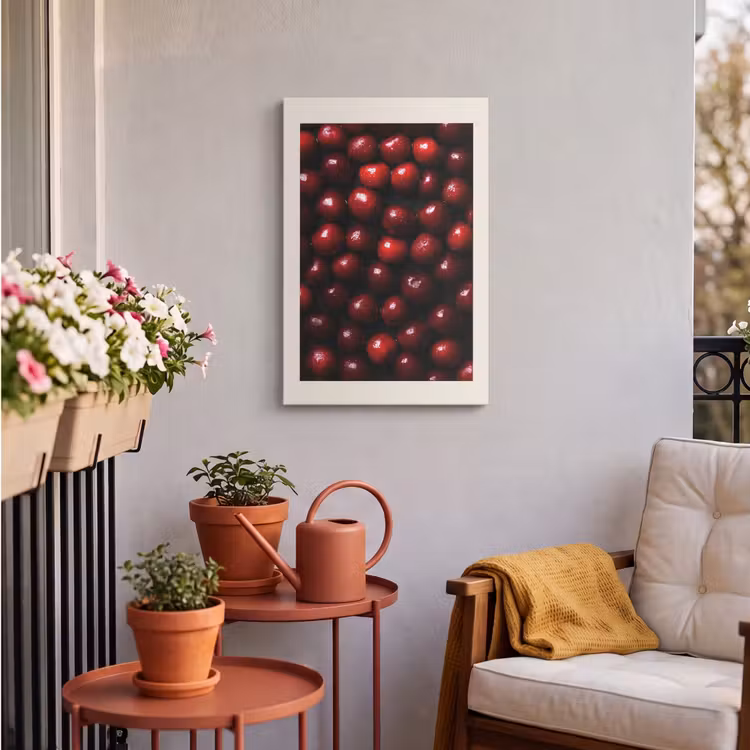 Buiten canvas - Kersen - Rood — 4