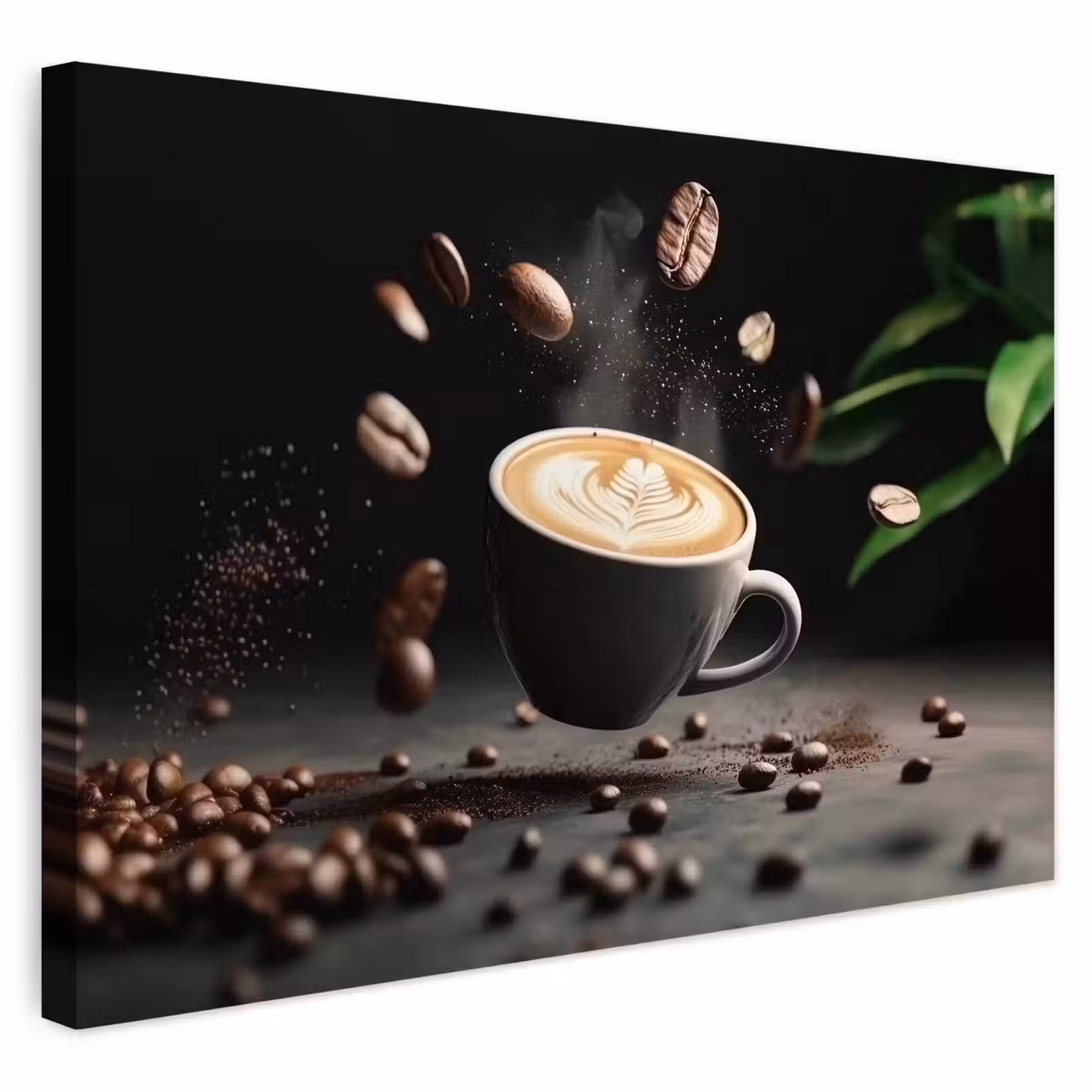 Buiten canvas - Cappuccino - Kop - Bonen - Bruin — 1