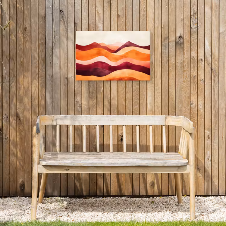 Buiten canvas - Abstract - Landschap - Golven — 3