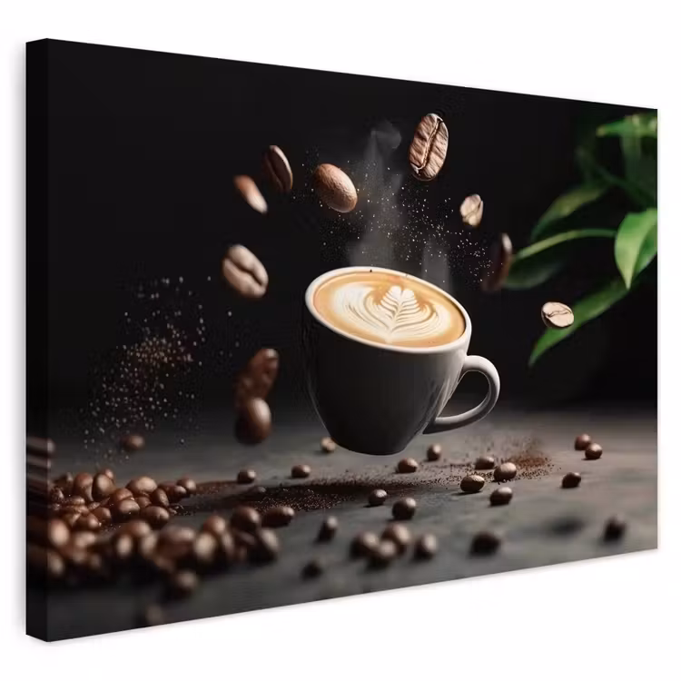 Buiten canvas - Cappuccino - Kop - Bonen - Bruin — 1