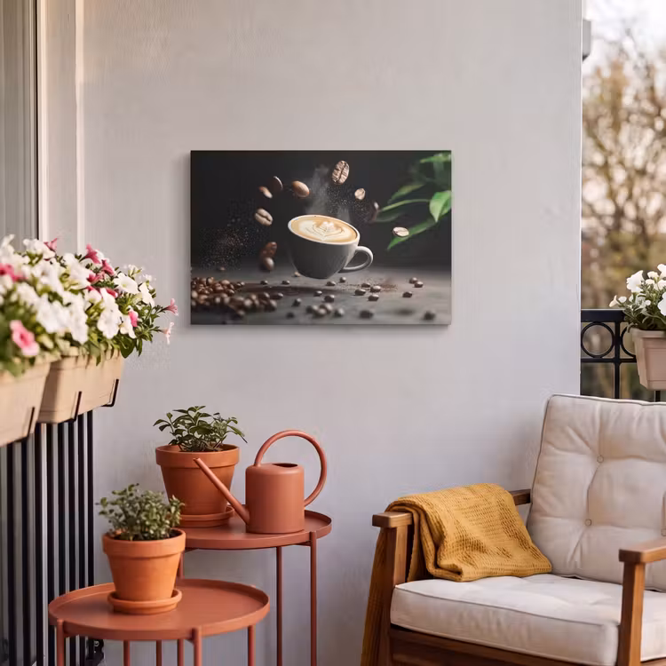 Buiten canvas - Cappuccino - Kop - Bonen - Bruin — 4