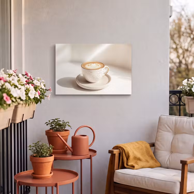 Buiten canvas - Cappuccino - Schuim - Schotel - Beige — 4