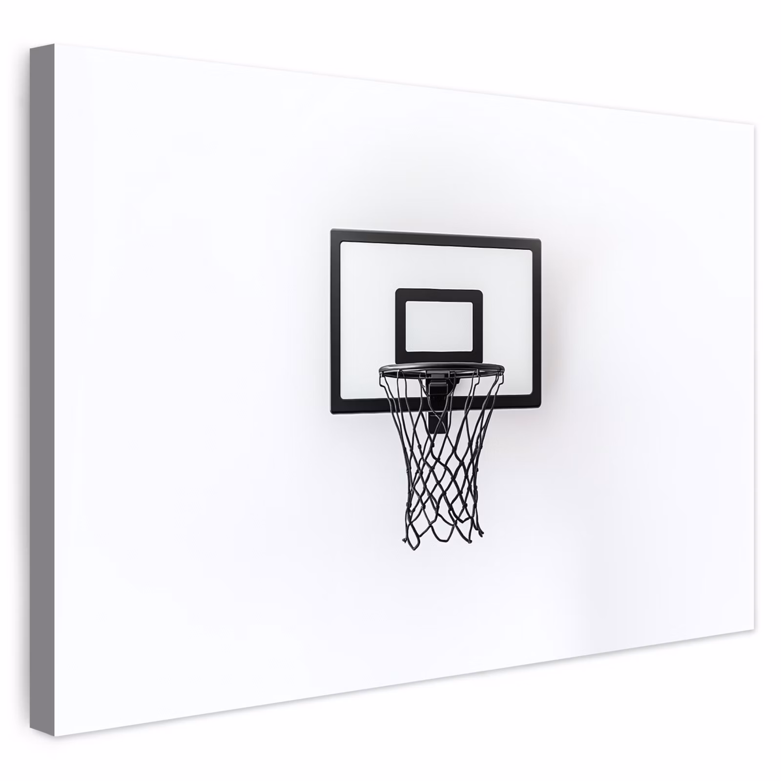 Buiten canvas - Basketbalbord - Minimalistisch - Zwart — 1