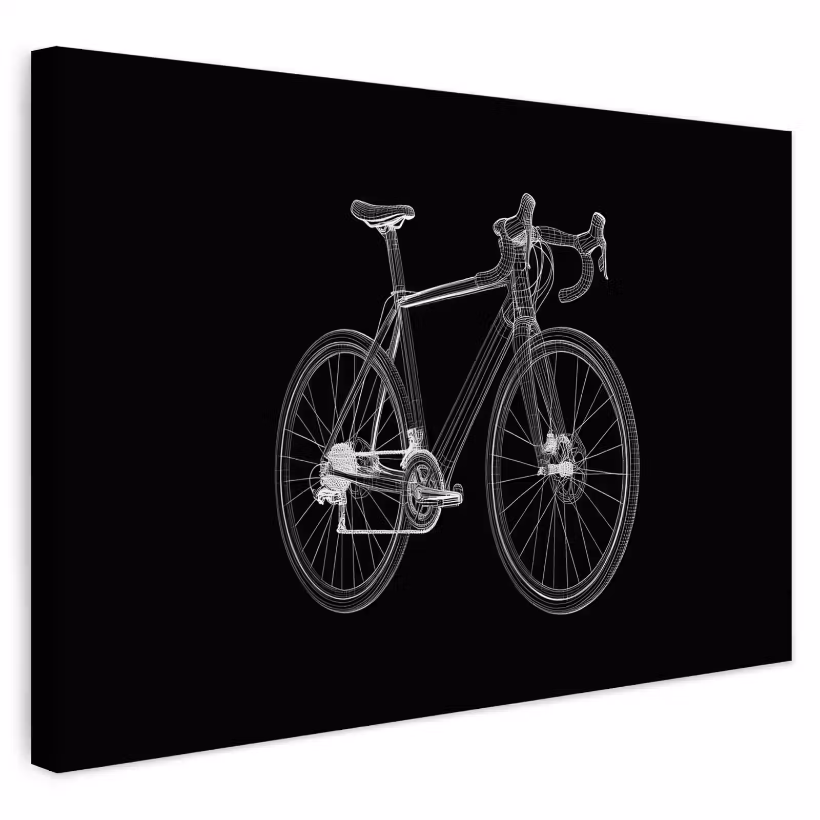 Buiten canvas - Lijnen - Illustratie - Wit — 1