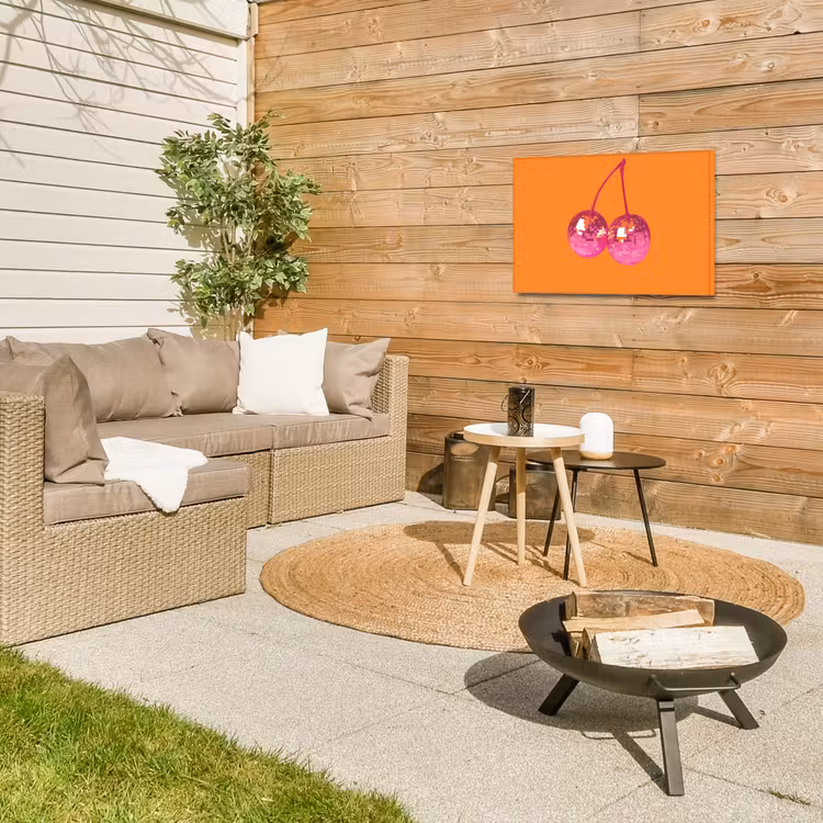 Buiten canvas - Discoballen - Kers - Spiegels - Roze — 5