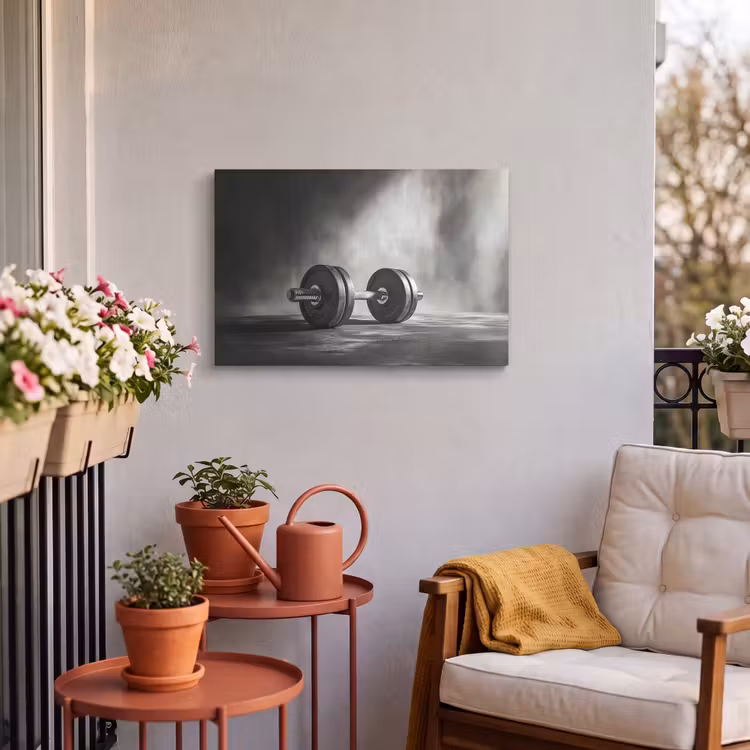 Buiten canvas - Halter - Gewichten - Zwart — 4