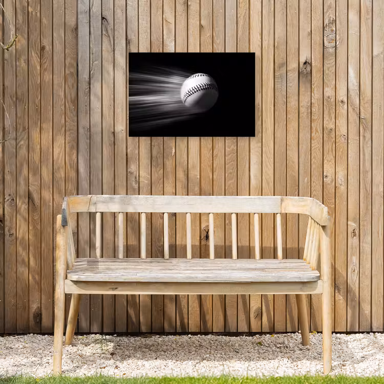 Buiten canvas - Honkbal - Wit - Vliegt — 3