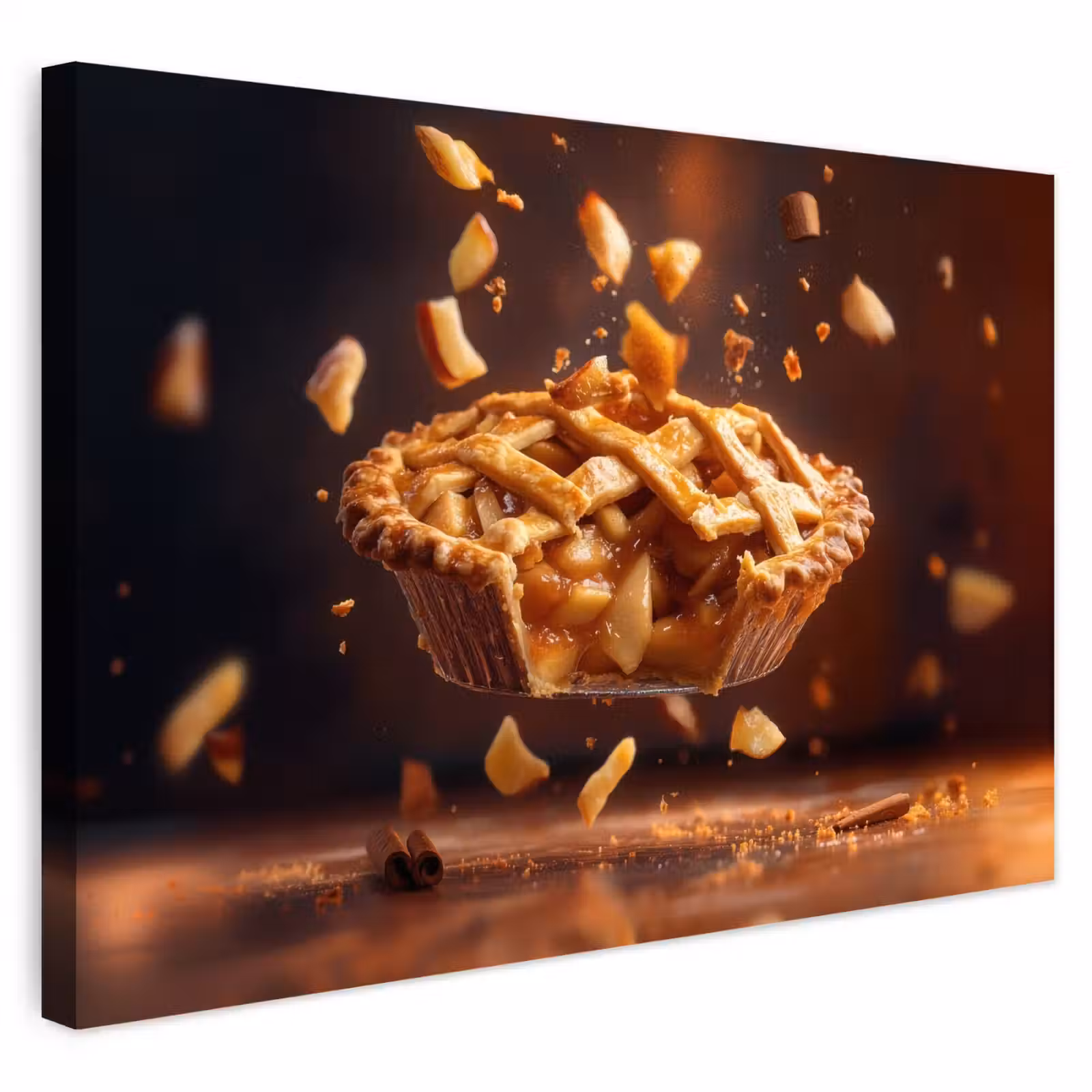 Buiten canvas - Appel - Taart - Warm - Eten — 1
