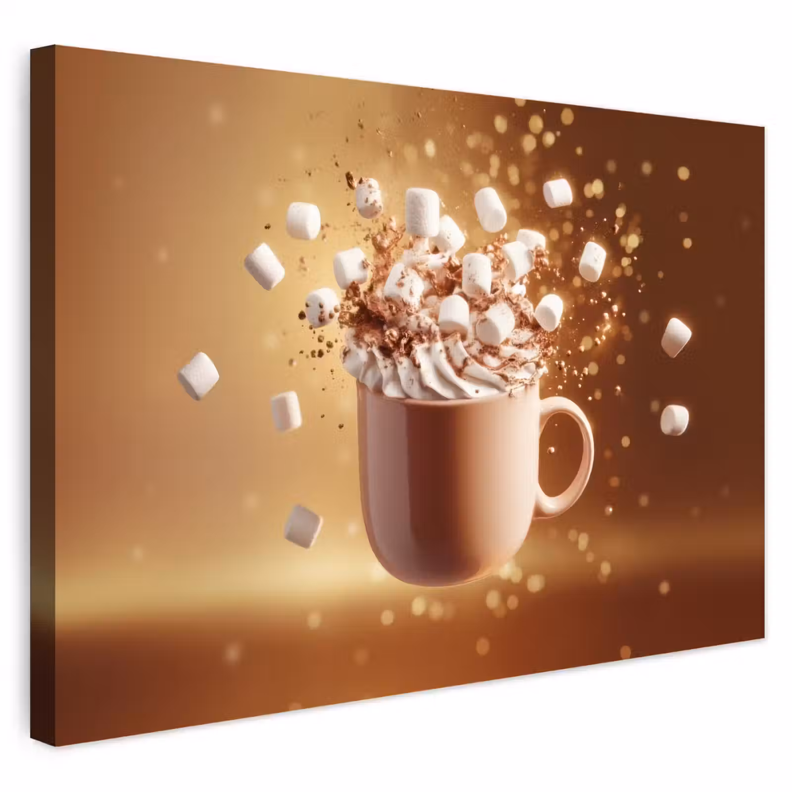 Buiten canvas - Chocomelk - Drinken - Warm - Bruin — 1