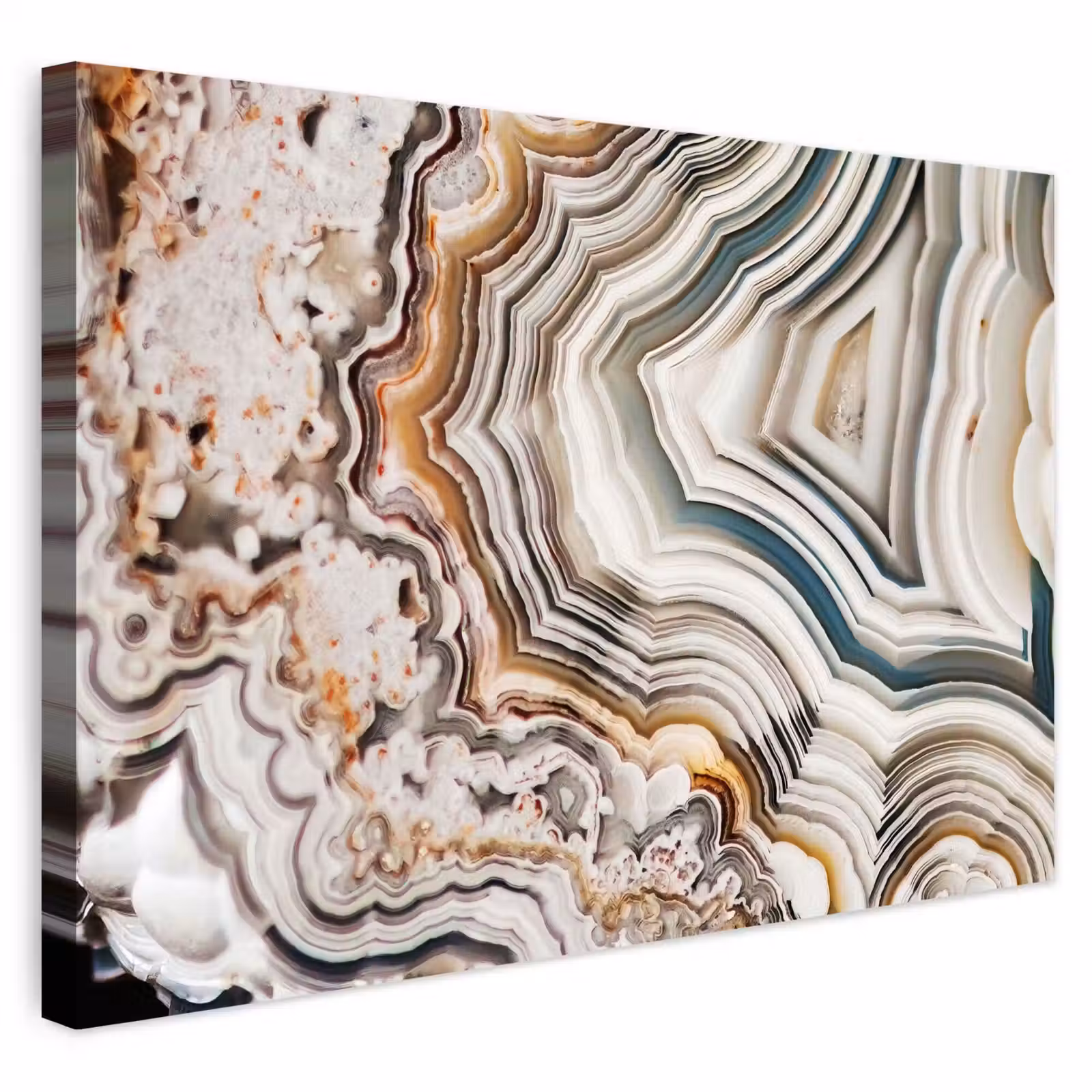Buiten canvas - Edelsteen - Marmer - Natuur - Abstract — 1