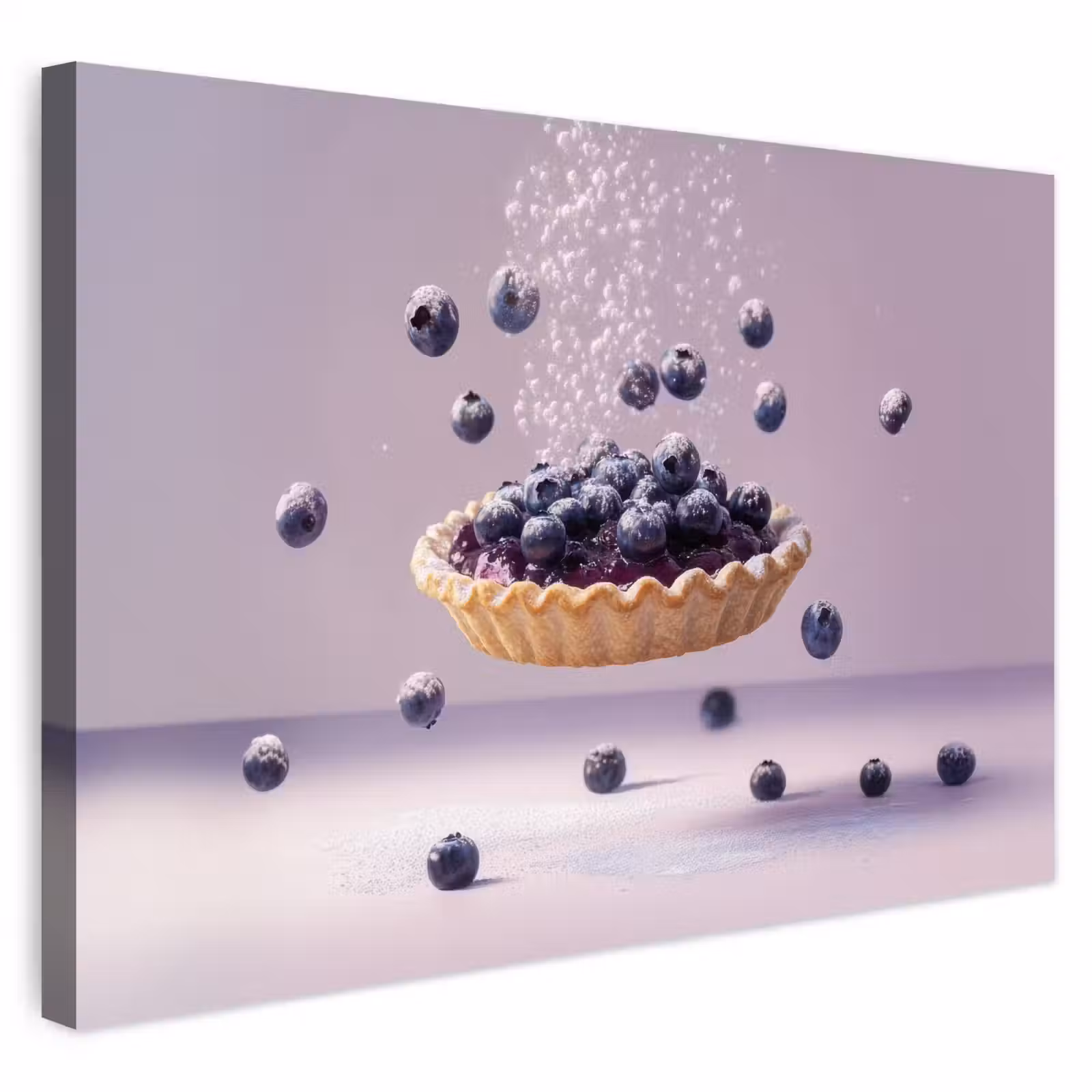Buiten canvas - Eten - Taart - Bessen - Blauw — 1